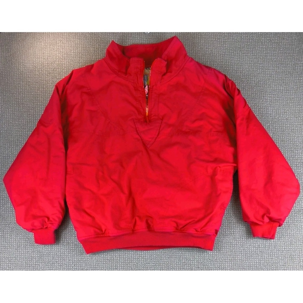 VTG 90s Outergear Zeppelin Red Pullover Windbreaker Jacket Mens Sz M